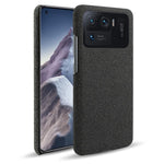 For Xiaomi Mi 11 Ultra Phone Case Cloth Texture Anti-Scratch Protective PC Back Cover