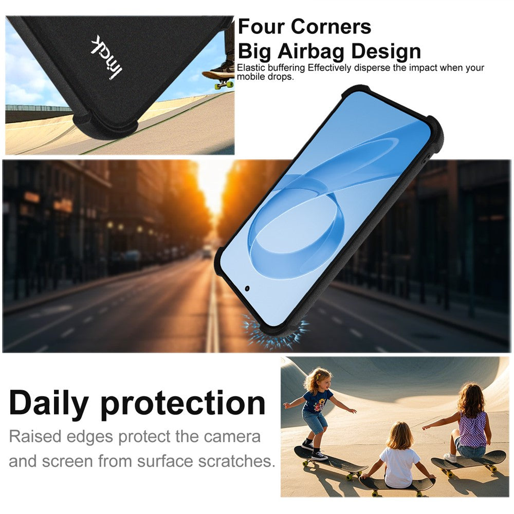 IMAK För Xiaomi Poco F8 Ultra / Redmi K90 Pro Max 5G Skal TPU mobilskydd Airbag Stötsäkert Skydd