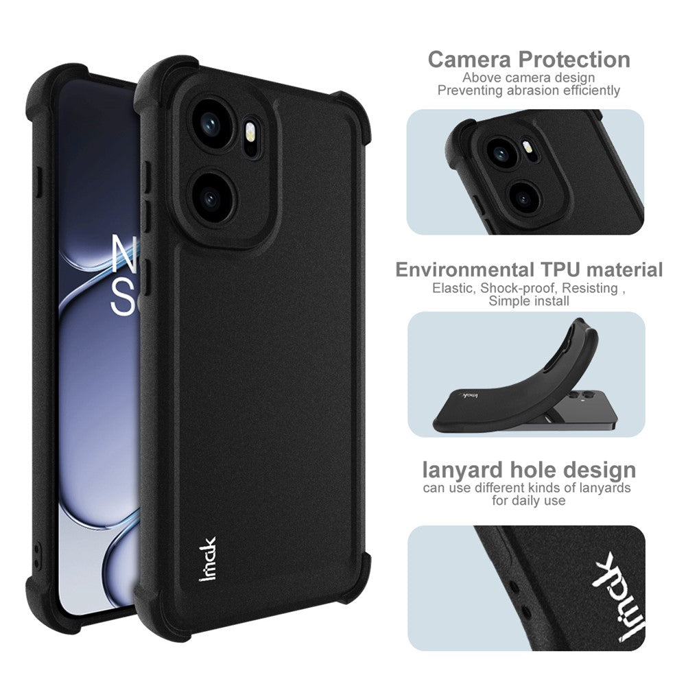 IMAK til OnePlus Ace 6T 5G / Ace 6 5G / 15R 5G TPU-mobilcover med Airbag, stødsikker og beskyttende