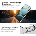 IMAK UX-10-serien til OnePlus 15R 5G / Ace 6T 5G / Ace 6 5G, gennemsigtigt mobilcover i blød TPU med bagside