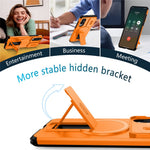 For Samsung Galaxy S25 Edge Magnetic Case Kickstand Camera Slider PC + TPU Phone Cover