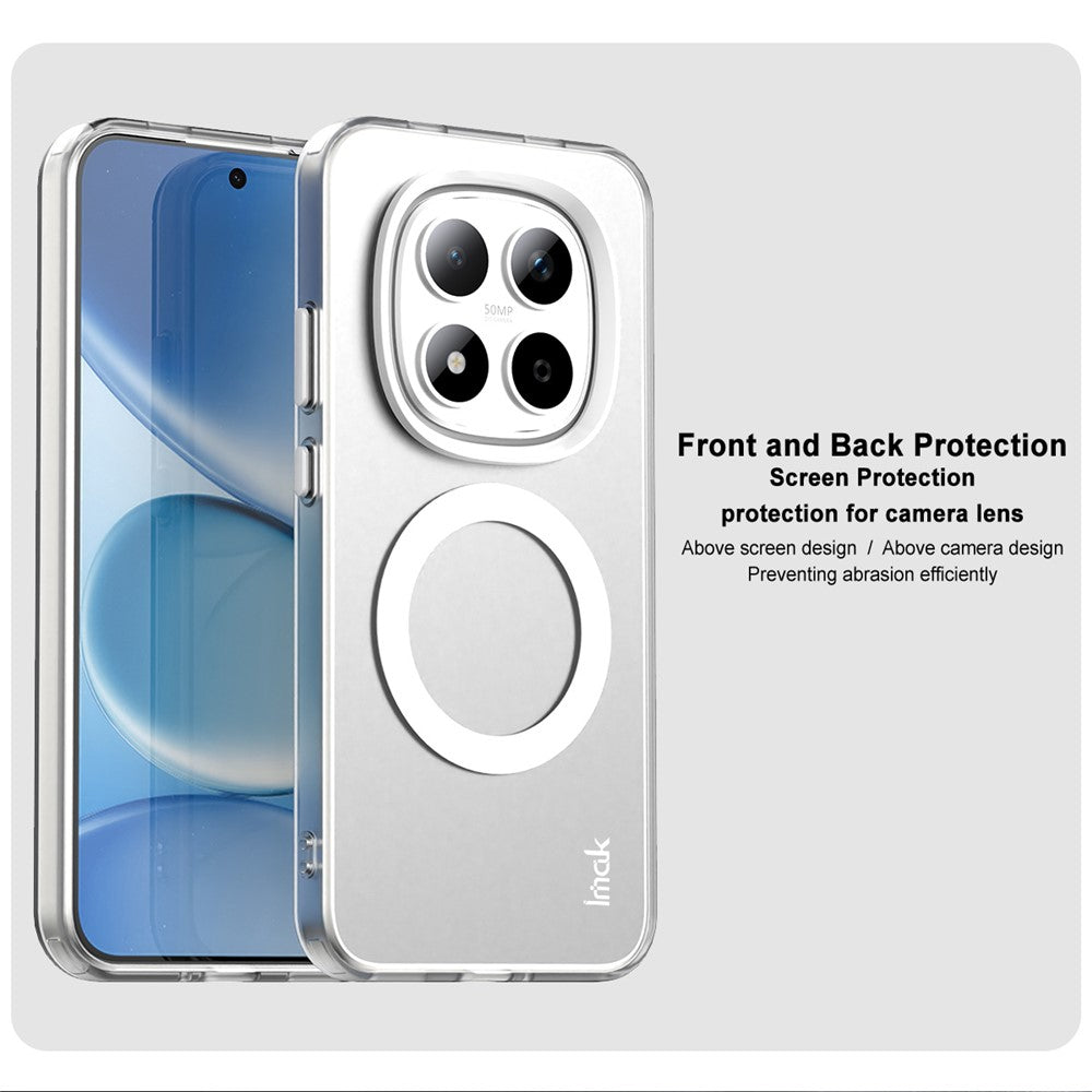 IMAK For Xiaomi Redmi Note 15 Pro 5G Magnetic Case PC + TPU Protective Phone Back Cover
