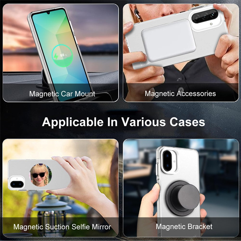 IMAK For Xiaomi Redmi Note 15 Pro 5G Magnetic Case PC + TPU Protective Phone Back Cover