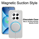 IMAK For Xiaomi Poco M8 Pro 5G / Redmi Note 15 Pro+ 5G (Global) / Poco M8 Pro 5G Magnetic Case PC + TPU Protective Phone Back Cover