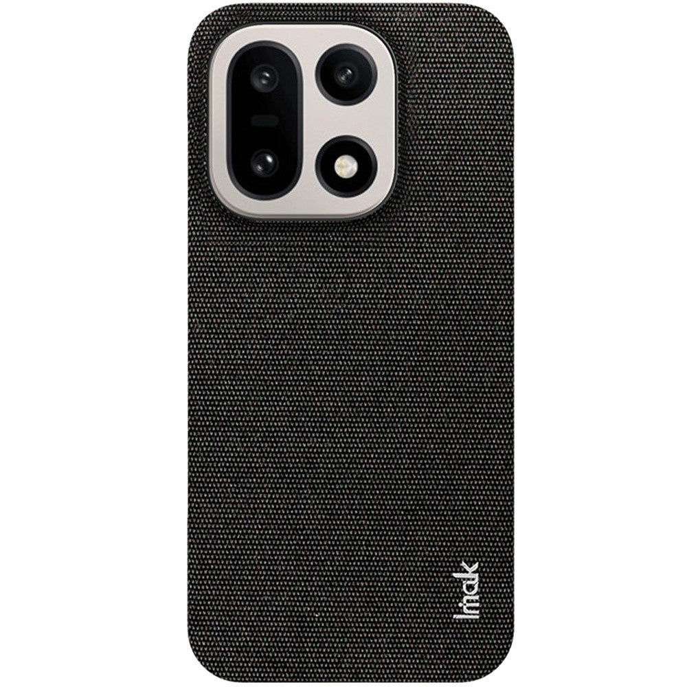 IMAK Ruiyi Series for OnePlus 15 5G Case Fabric Texture Leather + PC Phone Back Cover