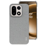 IMAK Ruiyi Series for OnePlus 15 5G Case Fabric Texture Leather + PC Phone Back Cover