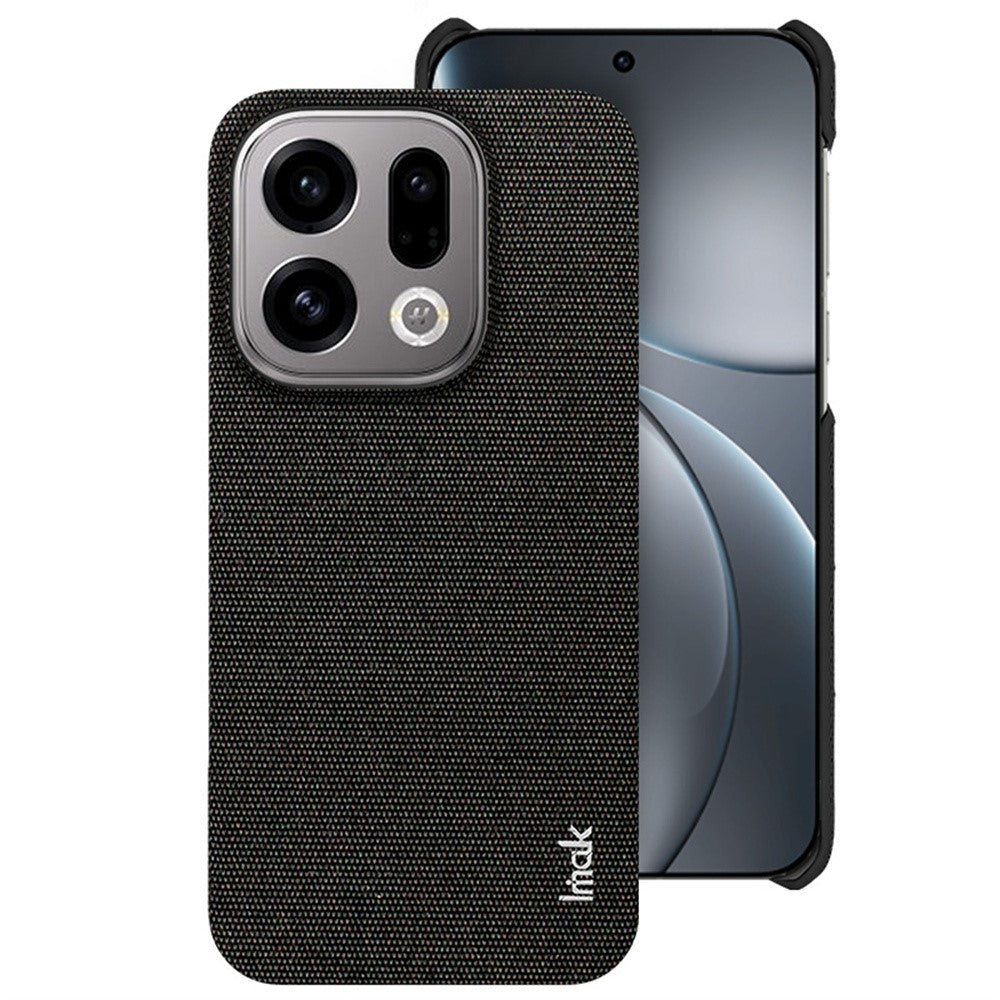 IMAK Ruiyi Series for Oppo Find X9 5G Case Fabric Texture Leather + PC Phone Back Cover