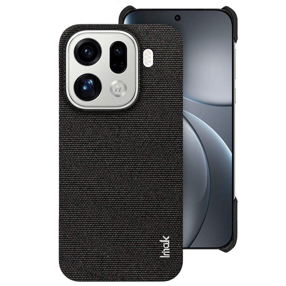 IMAK Ruiyi Series for Oppo Find X9 Pro 5G Case Fabric Texture Leather + PC Phone Back Cover