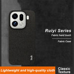 IMAK Ruiyi Series for Oppo Find X9 Pro 5G Case Fabric Texture Leather + PC Phone Back Cover