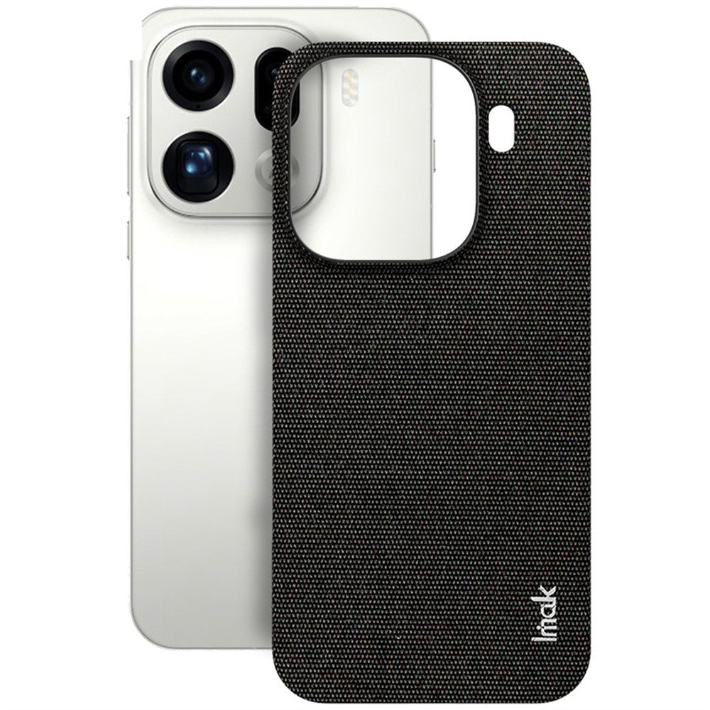 IMAK Ruiyi Series for Oppo Find X9 Pro 5G Case Fabric Texture Leather + PC Phone Back Cover