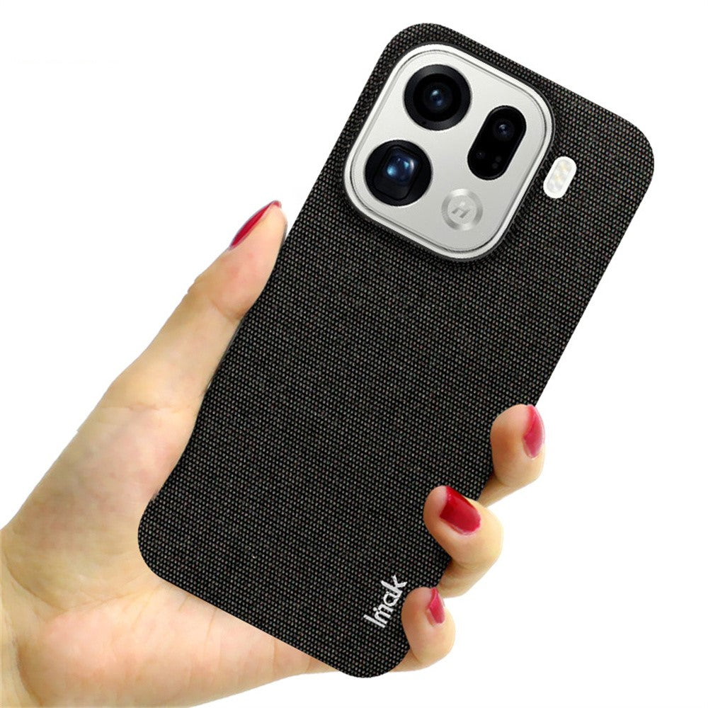 IMAK Ruiyi Series for Oppo Find X9 Pro 5G Case Fabric Texture Leather + PC Phone Back Cover