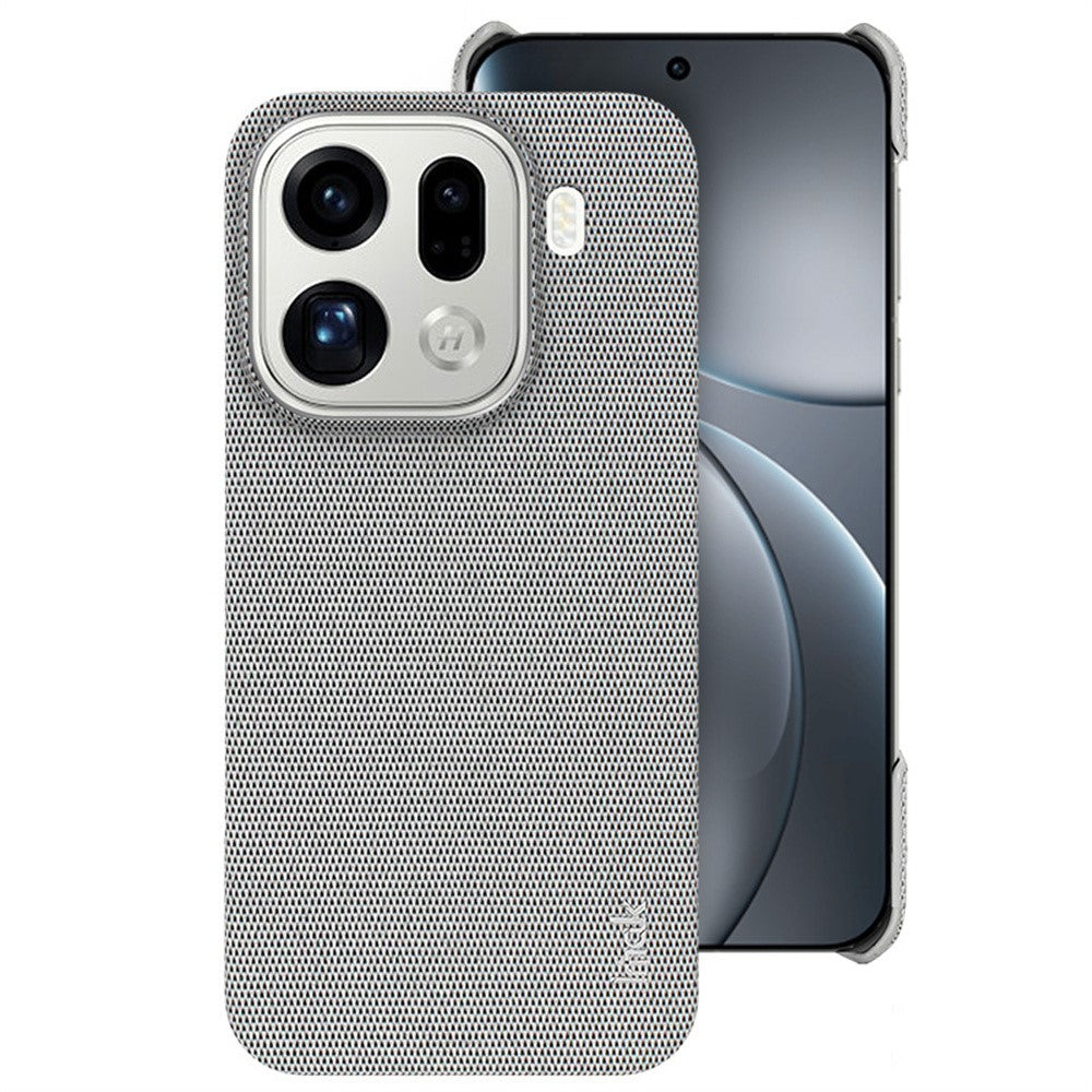 IMAK Ruiyi Series for Oppo Find X9 Pro 5G Case Fabric Texture Leather + PC Phone Back Cover