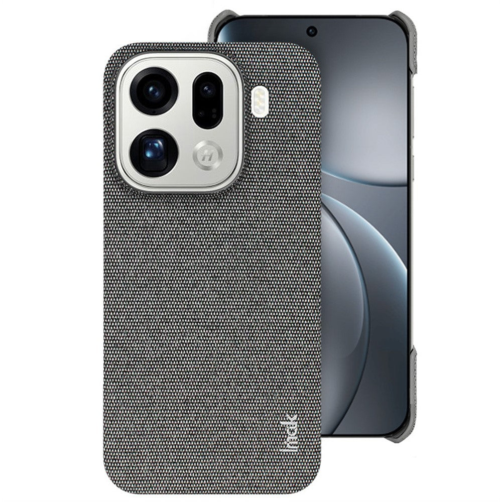 IMAK Ruiyi Series for Oppo Find X9 Pro 5G Case Fabric Texture Leather + PC Phone Back Cover