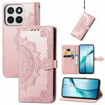 Phone Case for Honor 400 Smart 5G / 400 Smart 4G / X7d 4G / X7d 5G Wallet Mandala Flower Leather Phone Cover Stand View