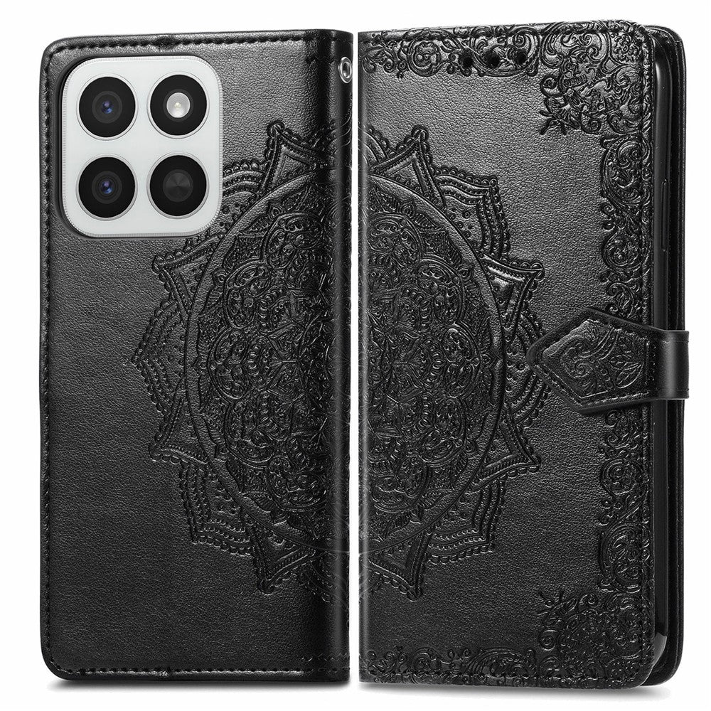 Phone Case for Honor 400 Smart 5G / 400 Smart 4G / X7d 4G / X7d 5G Wallet Mandala Flower Leather Phone Cover Stand View