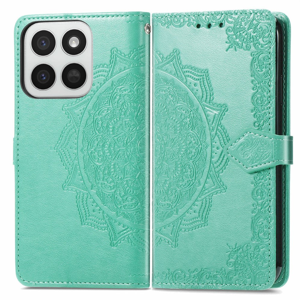 Phone Case for Honor 400 Smart 5G / 400 Smart 4G / X7d 4G / X7d 5G Wallet Mandala Flower Leather Phone Cover Stand View