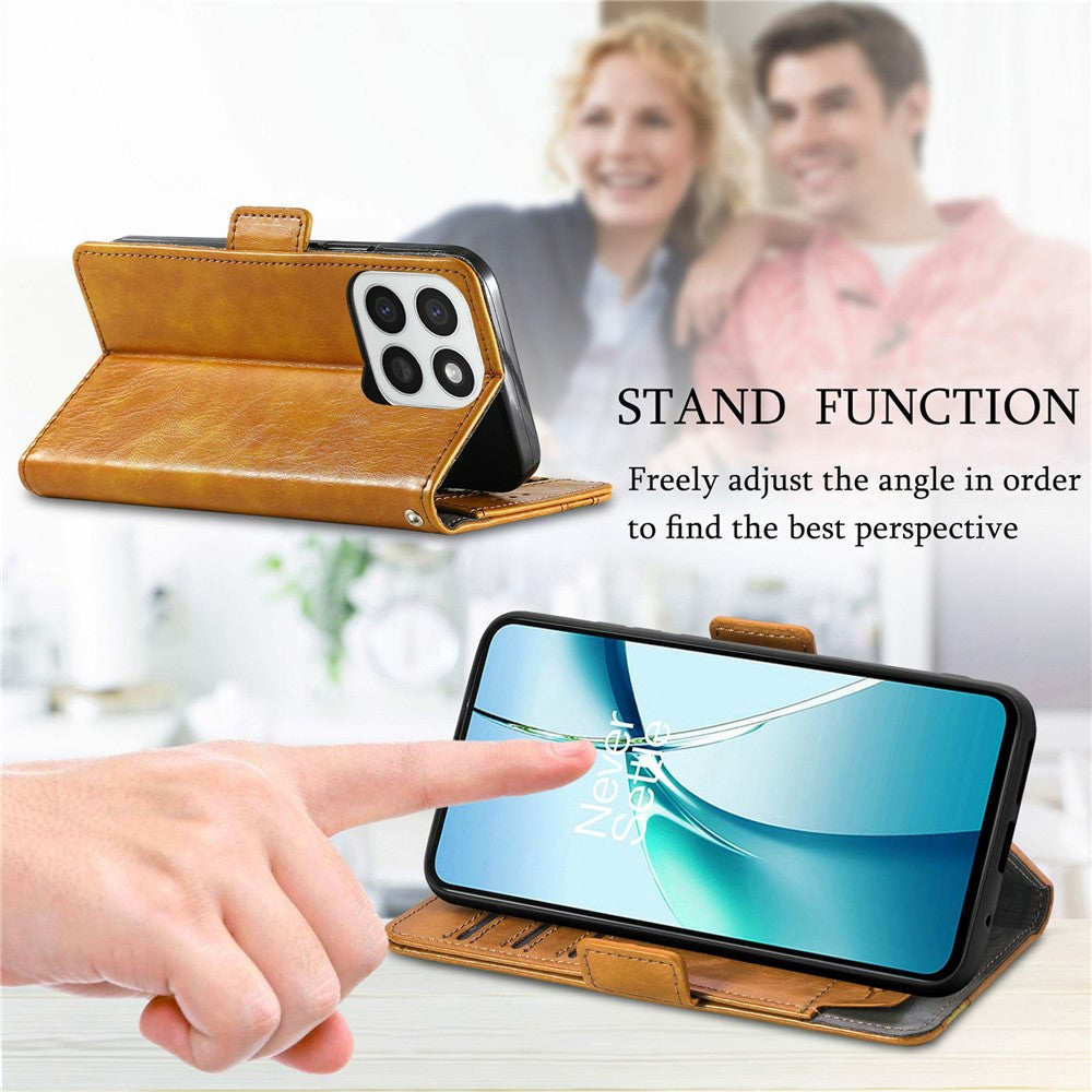 CASENEO Phone Cases For Honor 400 Smart 5G  /  400 Smart 4G  /  X7d 4G  /  X7d 5G PU Leather Cover Stand with RFID Blocking Wallet