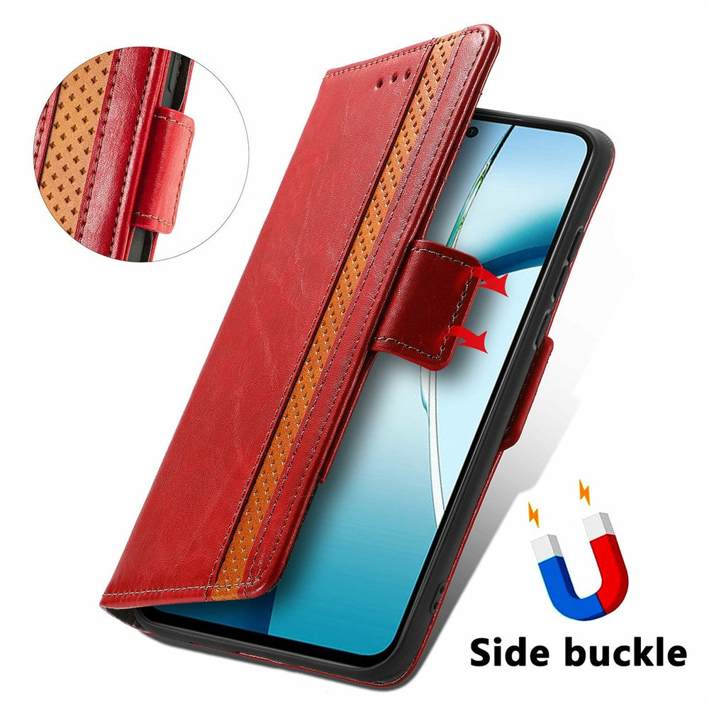 CASENEO Phone Cases For Honor 400 Smart 5G  /  400 Smart 4G  /  X7d 4G  /  X7d 5G PU Leather Cover Stand with RFID Blocking Wallet