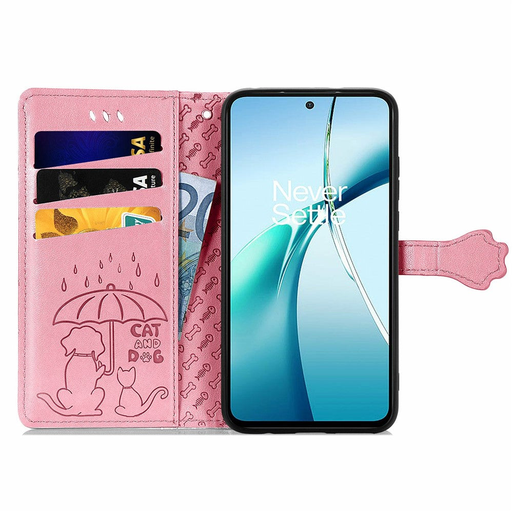 Phone Case for Honor 400 Smart 5G  /  400 Smart 4G  /  X7d 4G  /  X7d 5G Flip Wallet Leather Phone Cover with Cute Cat Dog Pattern