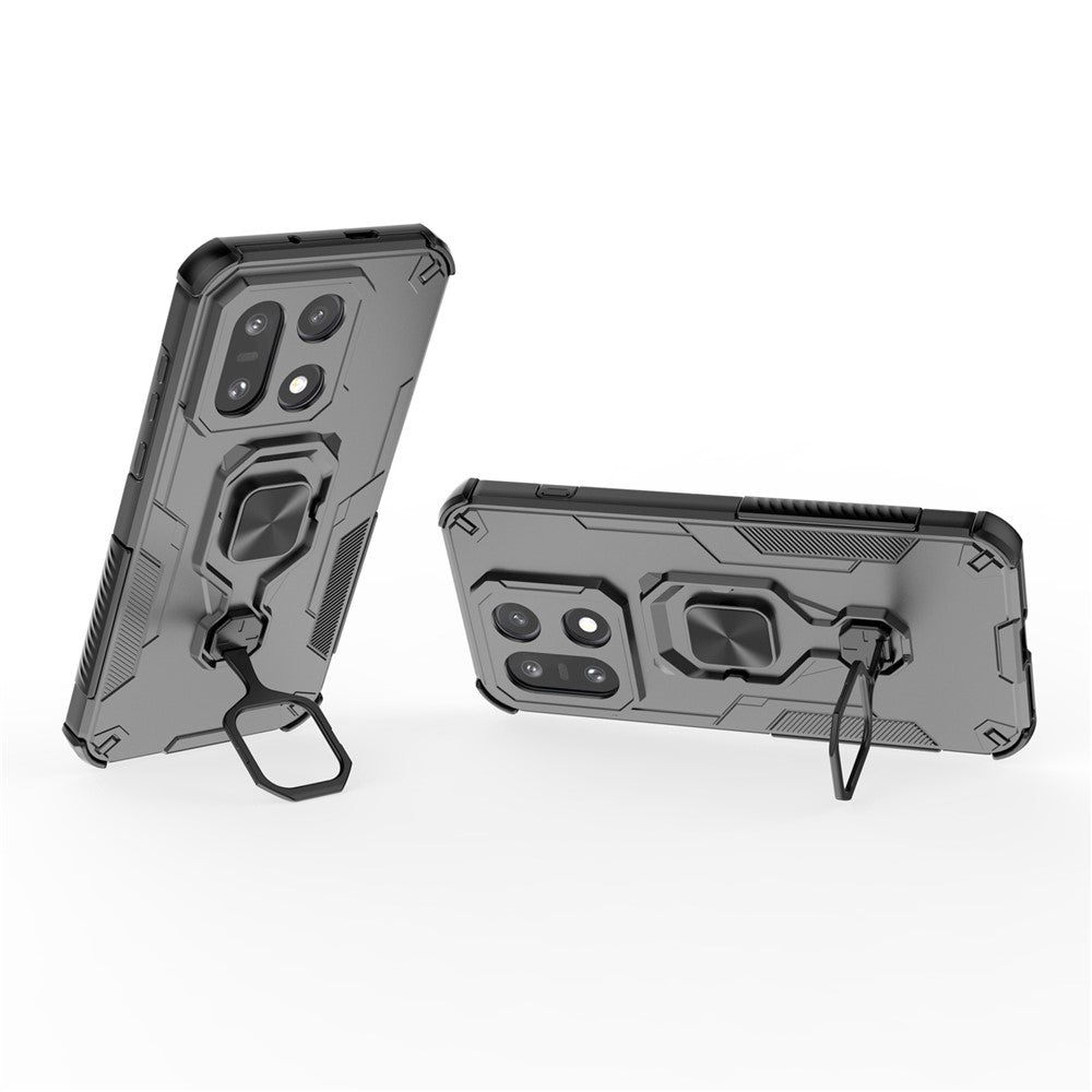For OnePlus 15 5G Case Rotatable Ring Kickstand PC + TPU Shockproof Phone Cover