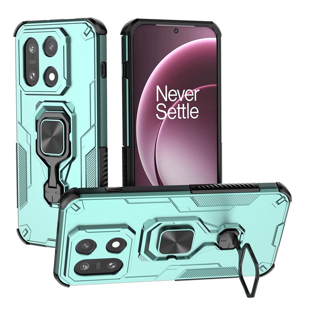 Til OnePlus 15 5G Cover Roterbar Ring Kickstand PC + TPU Stødsikkert Telefoncover