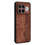 AZNS För Xiaomi Redmi K90 Pro Max 5G / Poco F8 Ultra Skal Skyddande PU-läder TPU mobilskal