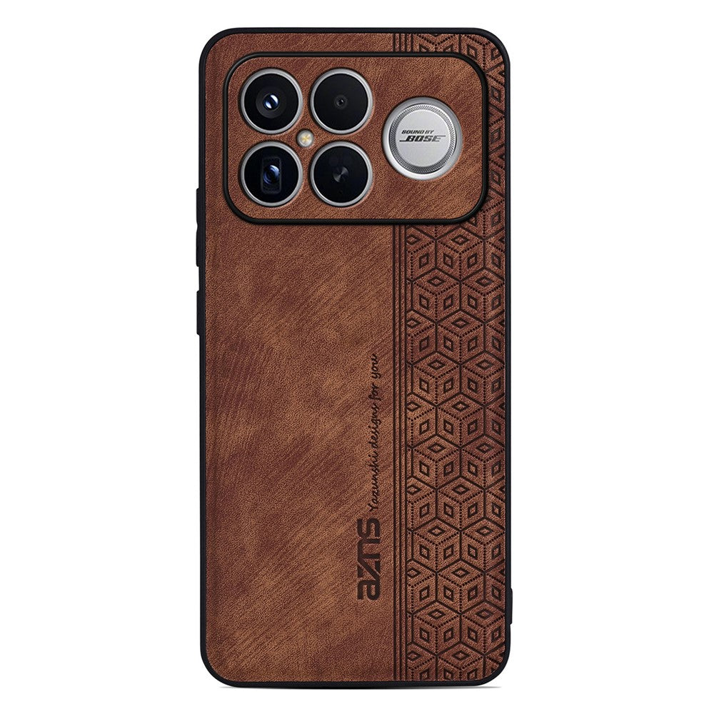 AZNS För Xiaomi Redmi K90 Pro Max 5G / Poco F8 Ultra Skal Skyddande PU-läder TPU mobilskal