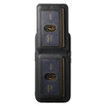 Phone Case for Honor 400 Smart 5G / 400 Smart 4G / X7d 4G / X7d 5G Cloth Texture Leather + PC + TPU RFID Blocking Phone Cover with Card Holder