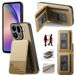 For Oppo Find X9 Pro 5G Case Cloth Texture Leather + PC + TPU RFID Blocking Phone Cover with Card Holder