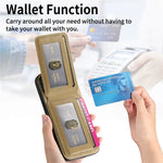 For Oppo Find X9 Pro 5G Case Cloth Texture Leather + PC + TPU RFID Blocking Phone Cover with Card Holder
