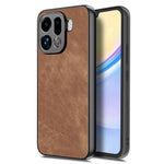 For Oppo Find X9 Pro 5G Case Shockproof Slim Retro Leather Phone Back Cover
