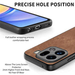 For Oppo Find X9 Pro 5G Case Shockproof Slim Retro Leather Phone Back Cover