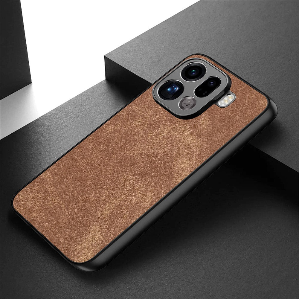 For Oppo Find X9 Pro 5G Case Shockproof Slim Retro Leather Phone Back Cover