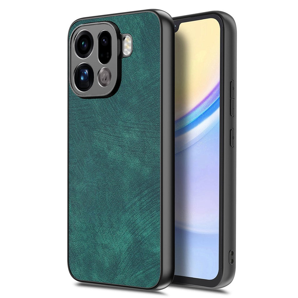 For Oppo Find X9 Pro 5G Case Shockproof Slim Retro Leather Phone Back Cover