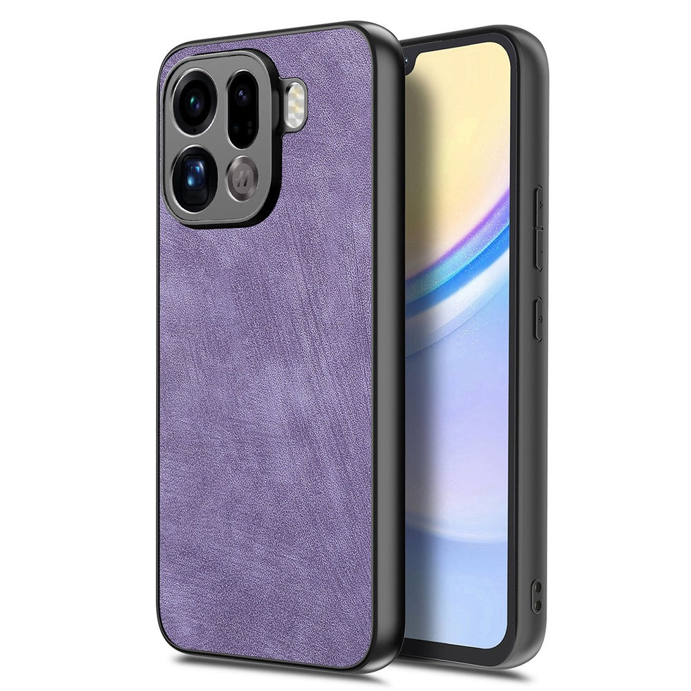 For Oppo Find X9 Pro 5G Case Shockproof Slim Retro Leather Phone Back Cover