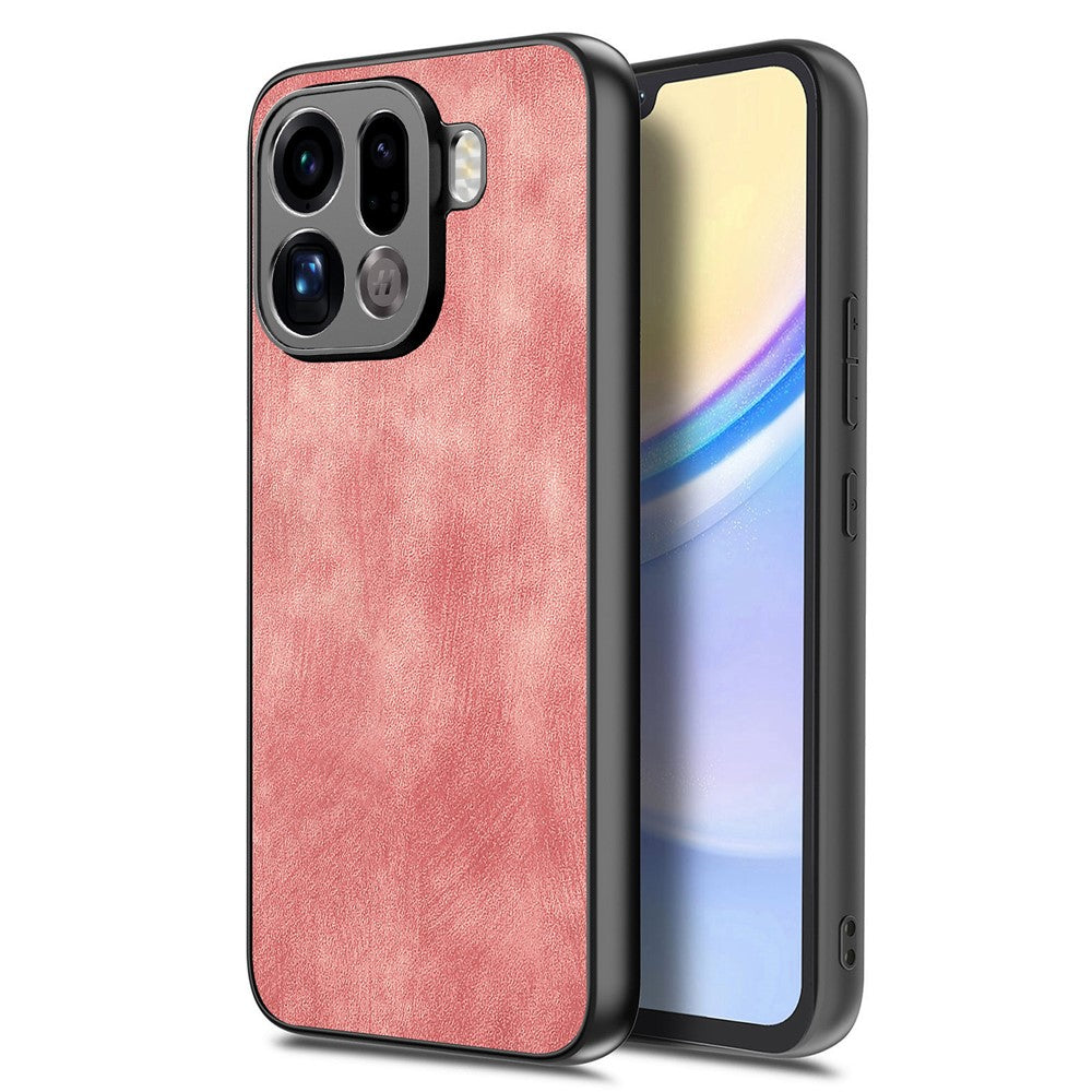 For Oppo Find X9 Pro 5G Case Shockproof Slim Retro Leather Phone Back Cover