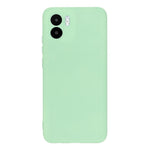 For Xiaomi Redmi A2 4G / A1 4G Soft Liquid Silicone Cell Phone Case Microfiber Lining Anti-Scratch Cover with Strap
