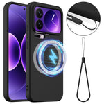 For Xiaomi 17 Pro Magnetic Case Anti-Drop Liquid Silicone Phone Cover