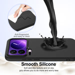 For Xiaomi 17 Pro Magnetic Case Anti-Drop Liquid Silicone Phone Cover