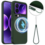 For Xiaomi 17 Pro Magnetic Case Anti-Drop Liquid Silicone Phone Cover