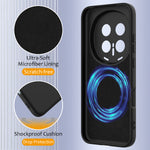 For Honor Magic8 Pro 5G Case Magnetic Case Anti-Drop Liquid Silicone Phone Cover