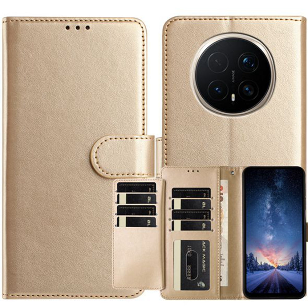 For Honor Magic8 5G Wallet Phone Case Stand PU Leather Folio Flip Cover with 8 Card Slot