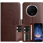For Honor Magic8 5G Wallet Phone Case Stand PU Leather Folio Flip Cover with 8 Card Slot