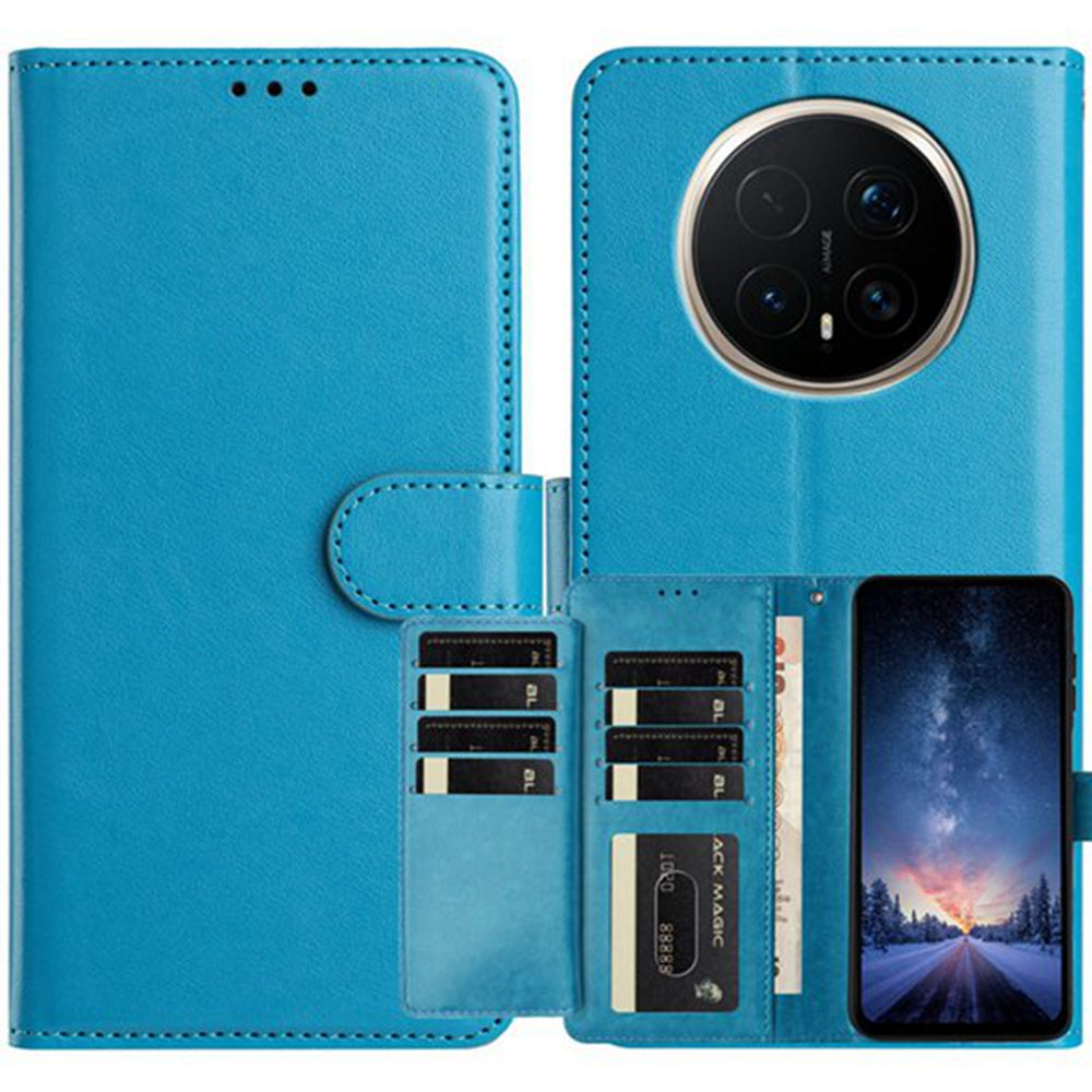 For Honor Magic8 5G Wallet Phone Case Stand PU Leather Folio Flip Cover with 8 Card Slot