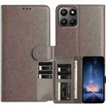 For Honor X7d 5G / Honor 400 Smart 5G Wallet Phone Case Stand PU Leather Folio Flip Cover with 8 Card Slot