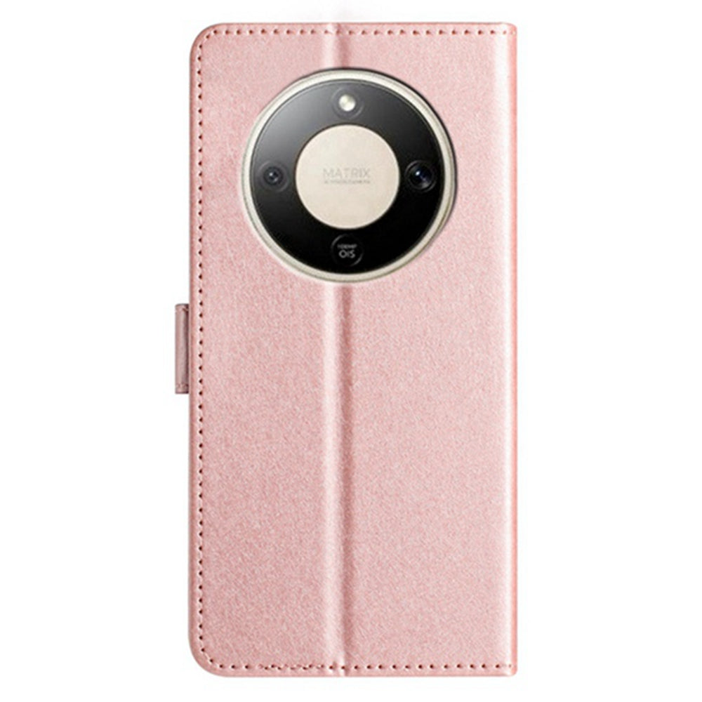For Honor Magic8 Lite 5G / X9d 5G / X70 5G Wallet Case Leather Folio Phone Cover Magnetic Clasp
