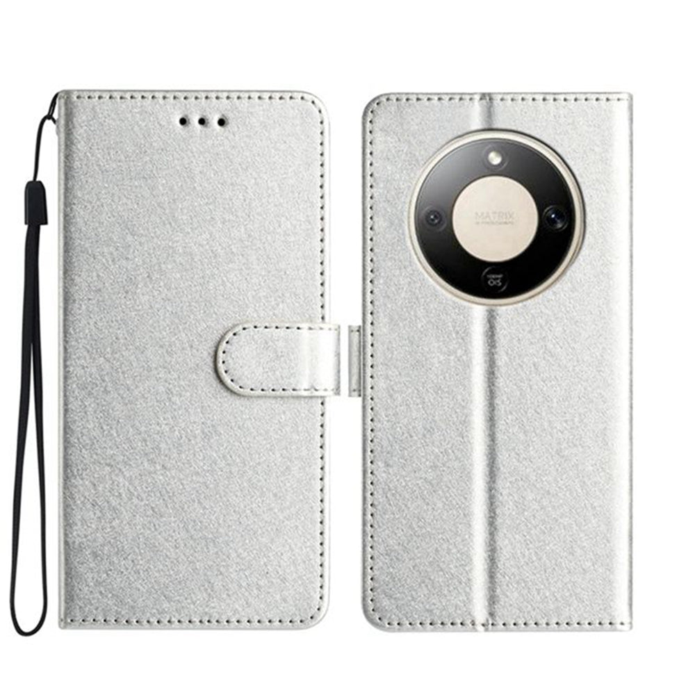 For Honor Magic8 Lite 5G / X9d 5G / X70 5G Wallet Case Leather Folio Phone Cover Magnetic Clasp