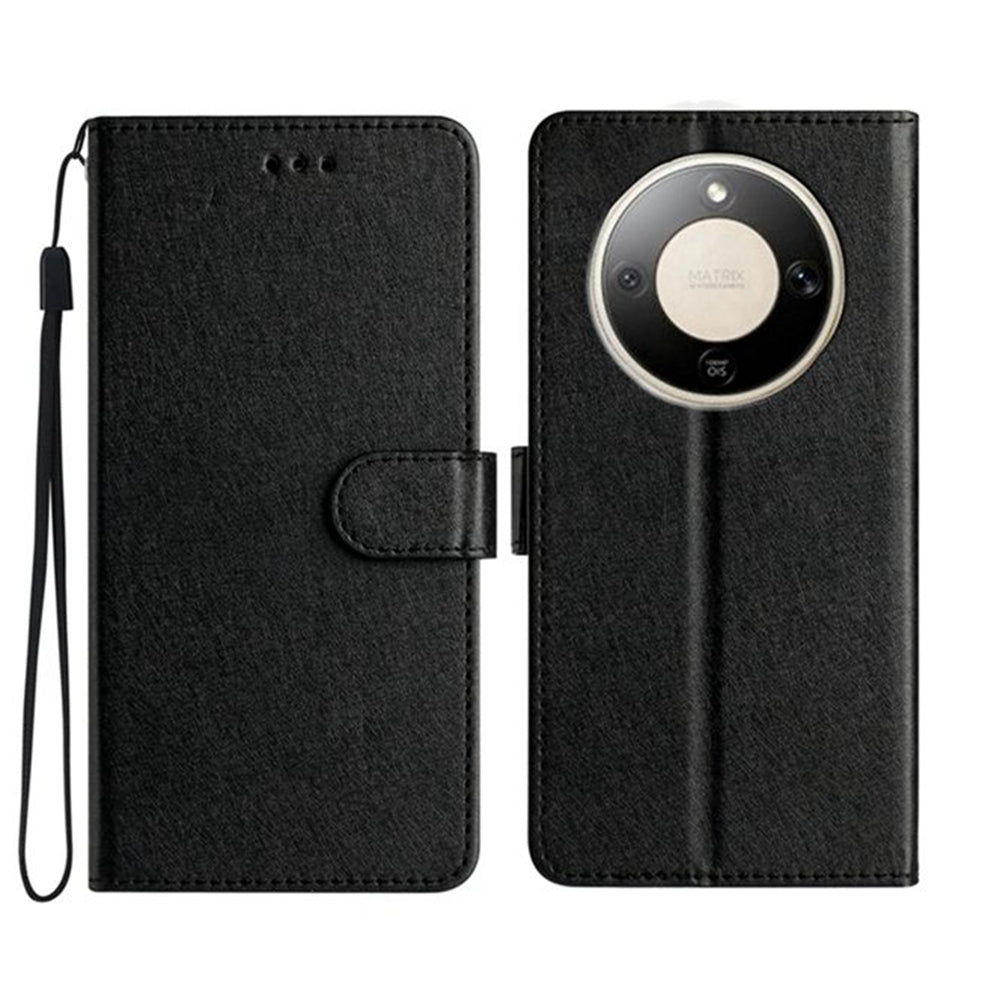 For Honor Magic8 Lite 5G / X9d 5G / X70 5G Wallet Case Leather Folio Phone Cover Magnetic Clasp