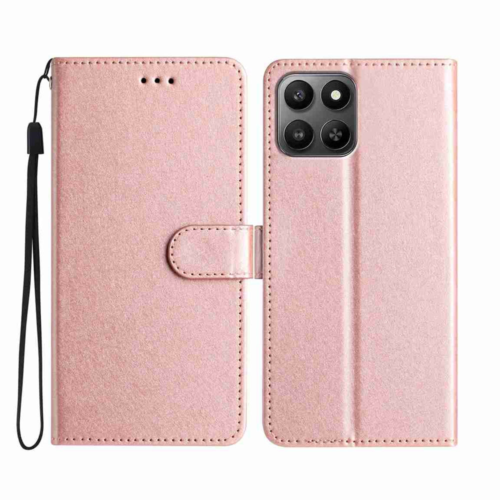 Til Honor X7d 5G / Honor 400 Smart 5G Wallet Etui Læder Folio Telefoncover Magnetisk Lås
