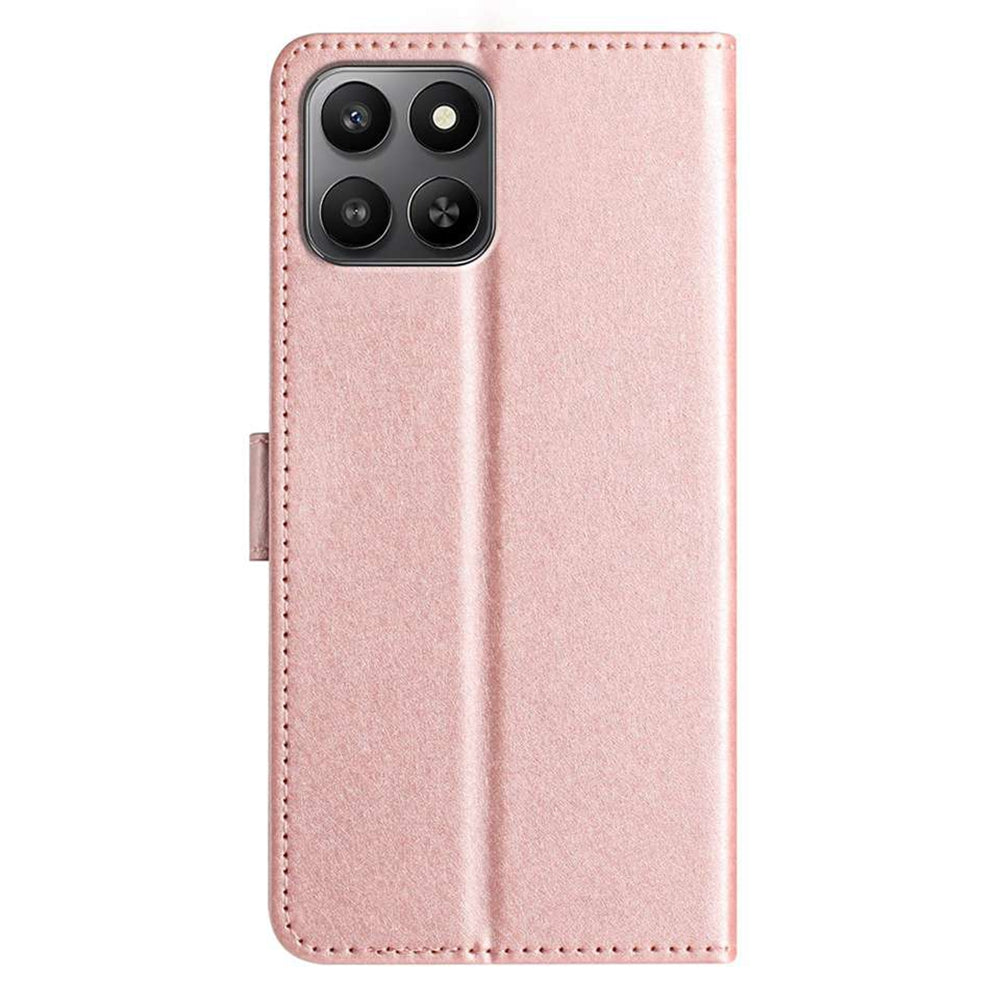Til Honor X7d 5G / Honor 400 Smart 5G Wallet Etui Læder Folio Telefoncover Magnetisk Lås